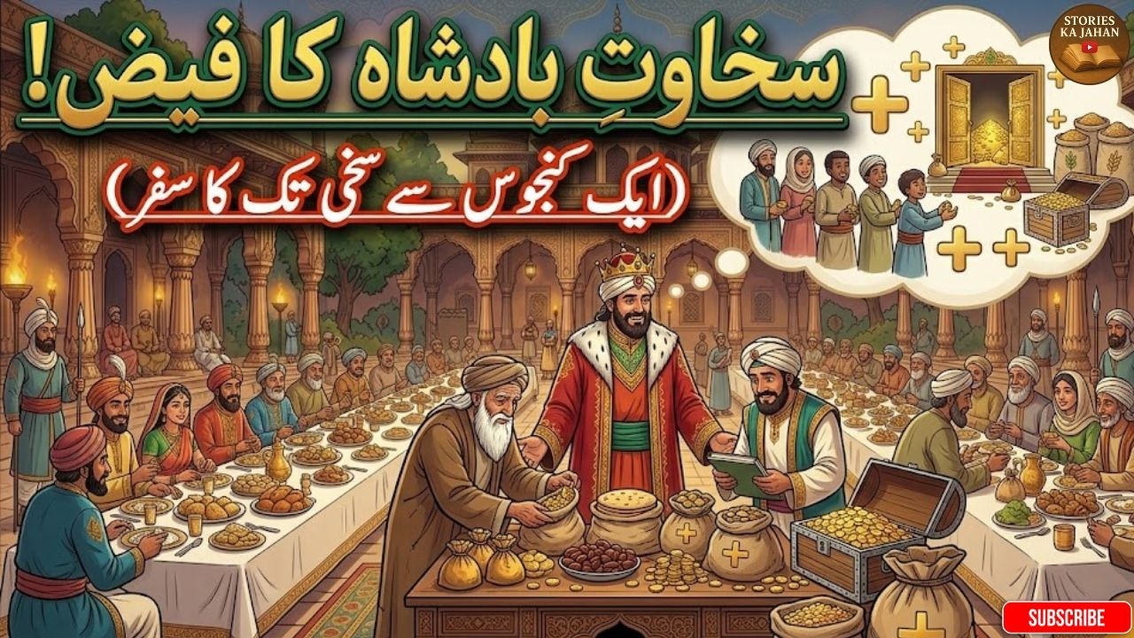 Kanjoos Badshah Ki Dawat – Ek Sabaq Amoz Kahani #islamicstory #storytime #lifelessons #urdustory