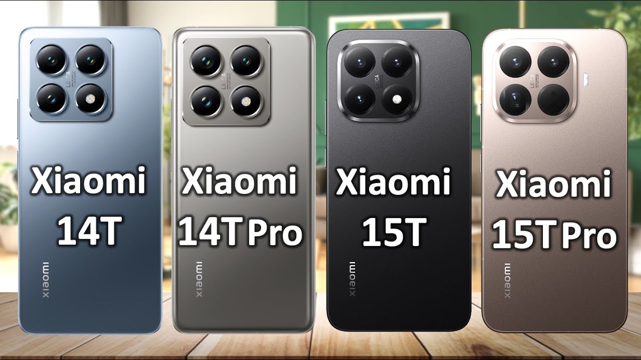 Xiaomi 15T Pro vs Xiaomi 15T vs Xiaomi 14T Pro vs Xiaomi 14T