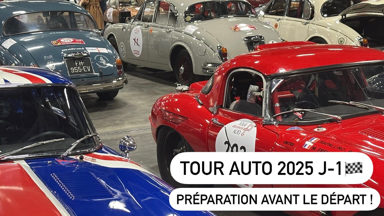 [TOUR AUTO 2025] Préparation Jaguar Drivers’ Club France et dernier jour avant le départ ! 🏁