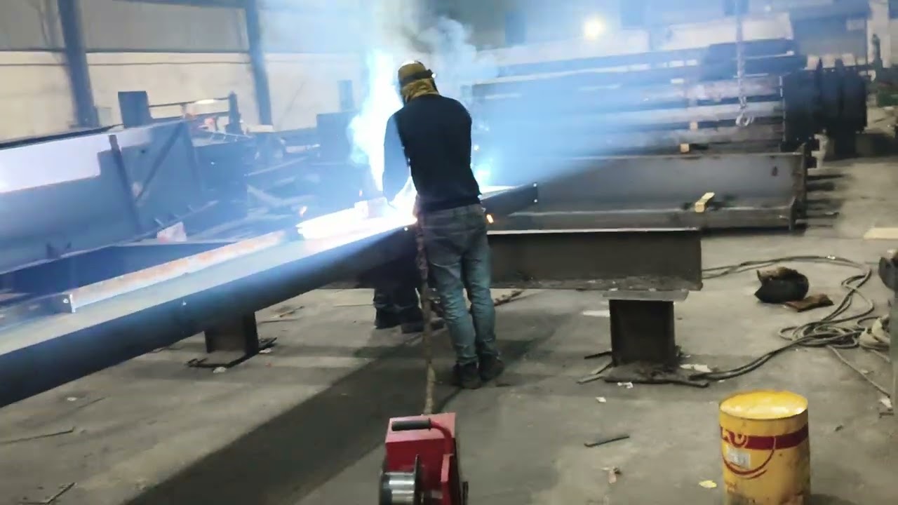 Mig welding shop full video PP laine job 