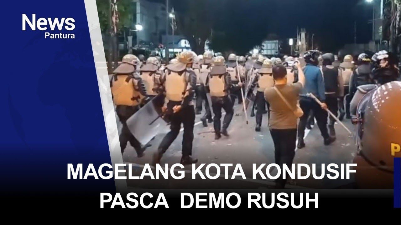 Pasca Demo Rusuh Suasana Kondusif, Gabungan TNI-POLRI Amankan Kota Magelang 