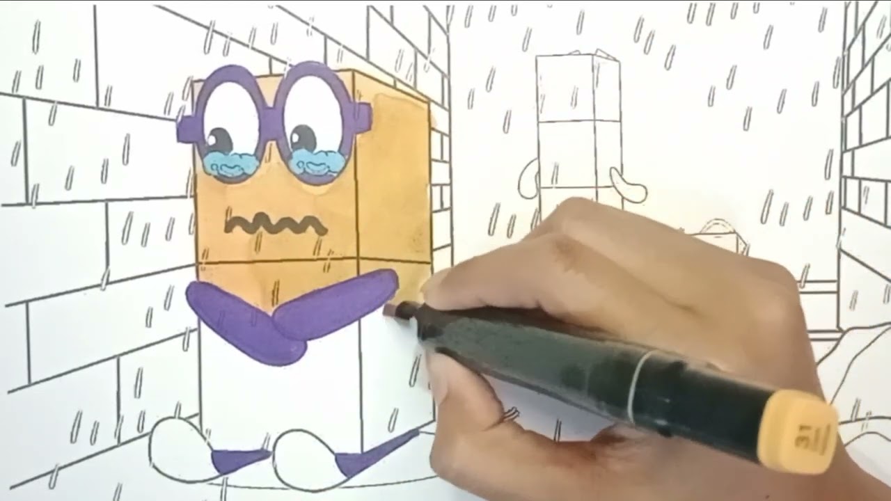What's Really Happening to Poor Numberblock2? - Numberblocks Fanmade Coloring Story