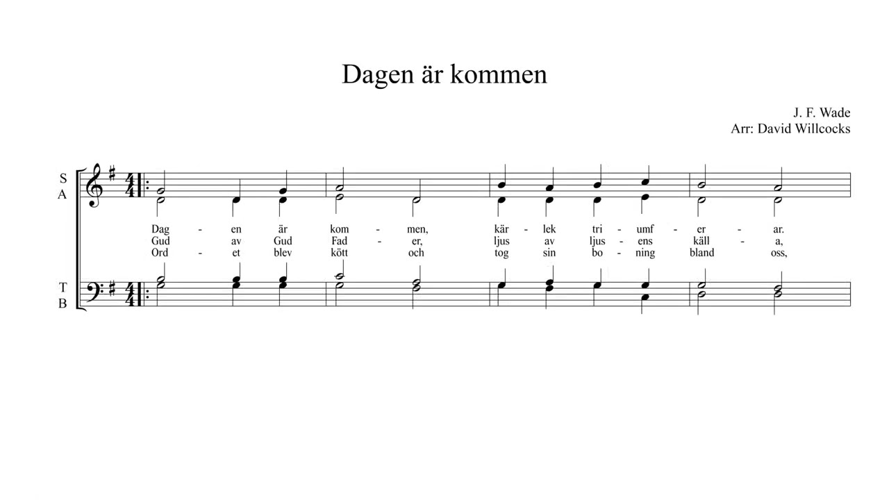 Dagen är kommen - Bas
