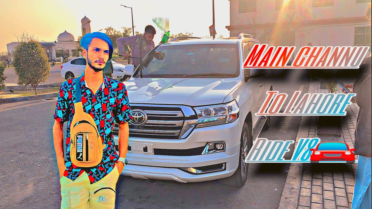 Land Cruiser V8 fast Ride main channu to Lahore I m full happy 😁my dreem car…
