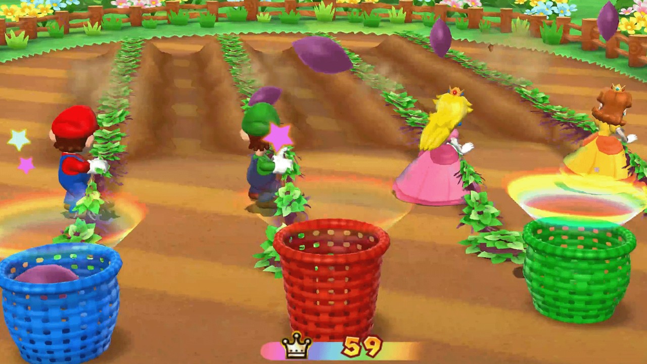Mario Party 9 - Марио, Луиджи, Пич, Дейзи - Хайроллеры