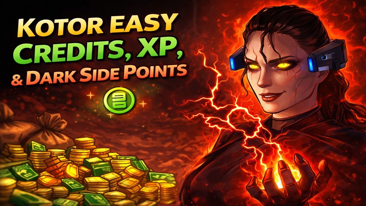 Kotor Easy Credits, XP, and Dark Side Points