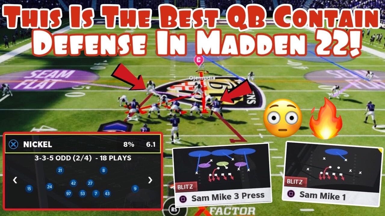 This Is The Best QB Contain Defense In Madden 22! | Nickel 335 Odd Gameplay |