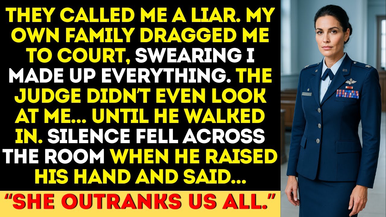 My Family Took Me to Court for “Faking My Rank” — Then a 4 Star General Walked In and…