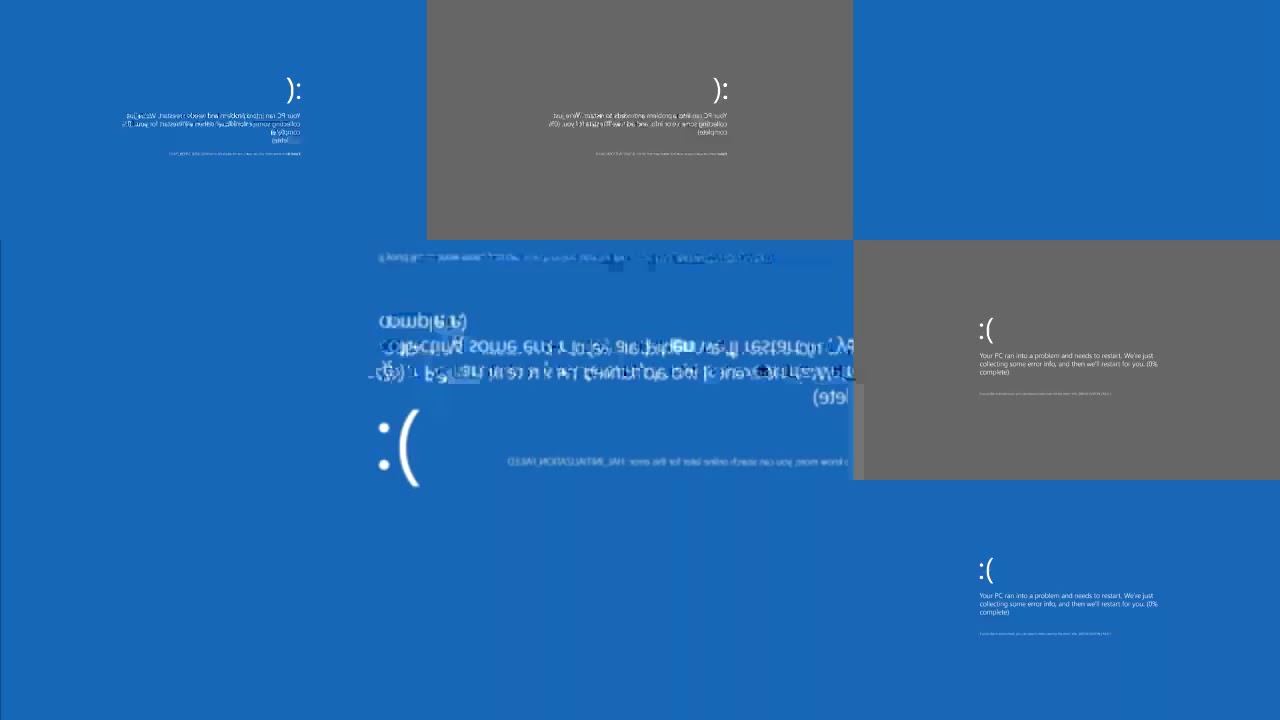 Blue screen of death sound effect Sparta Remix TheKantapapa Veg Custom
