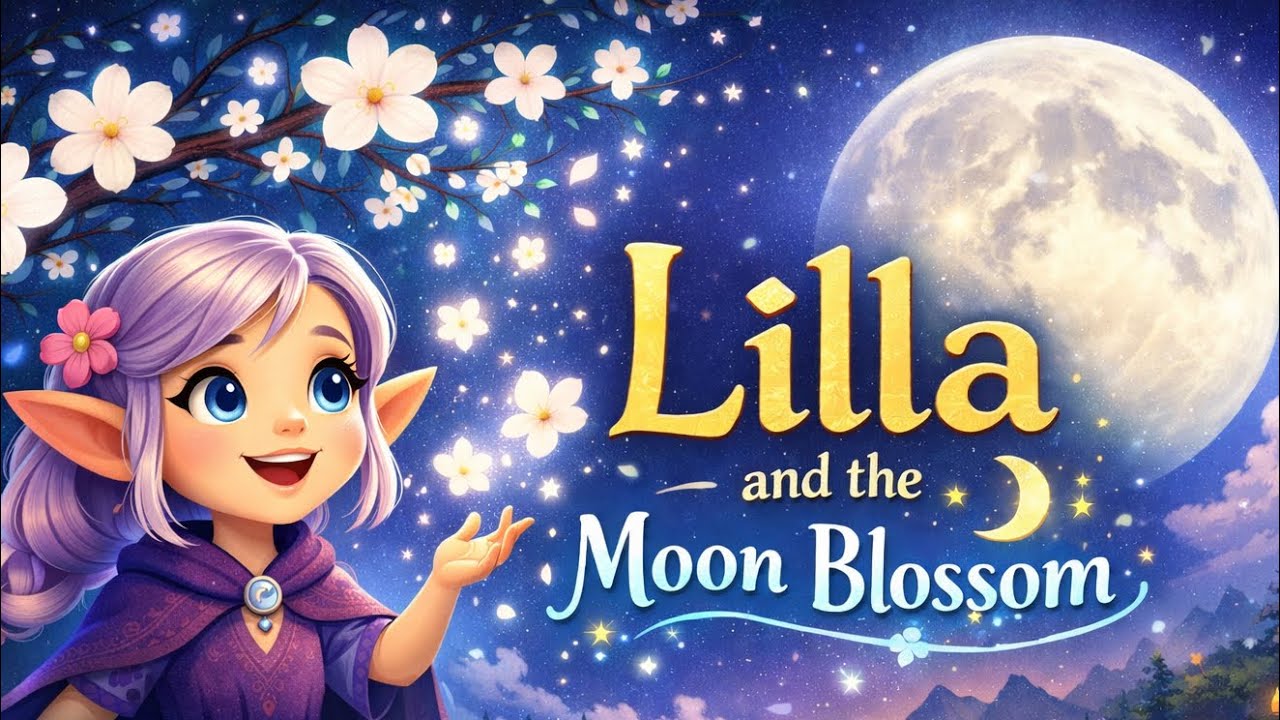 Princess Lila and the Moon Blossom | Bedtime Story for Kids
