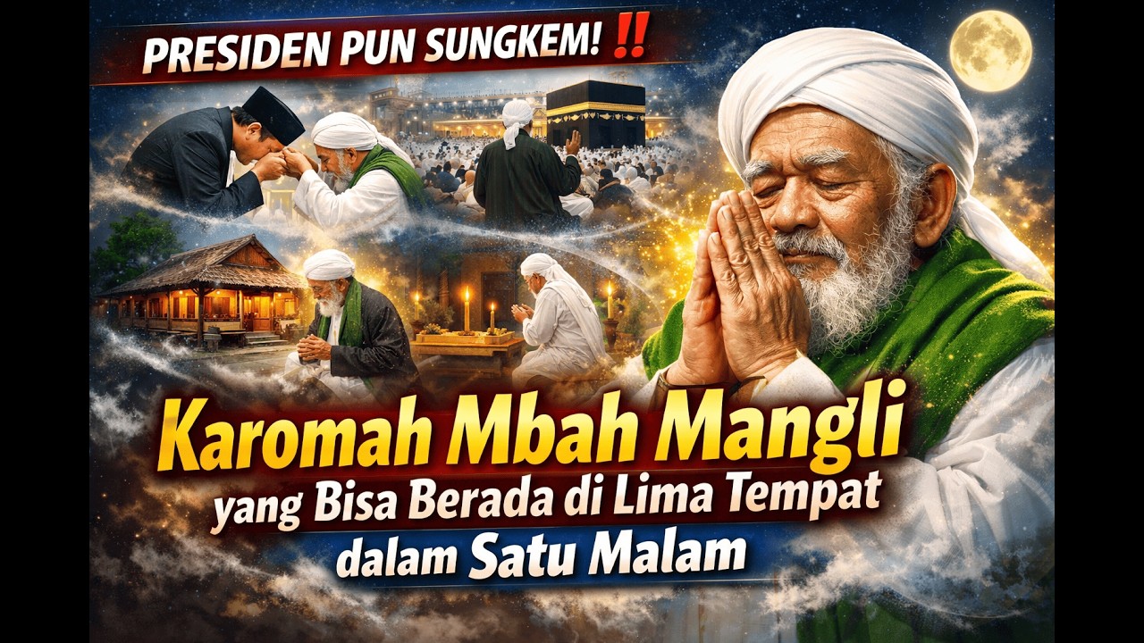 PRESIDEN PUN SUNGKEM! ‼️ Karomah Mbah Mangli yang Bisa Berada di Lima Tempat dalam Satu Malam