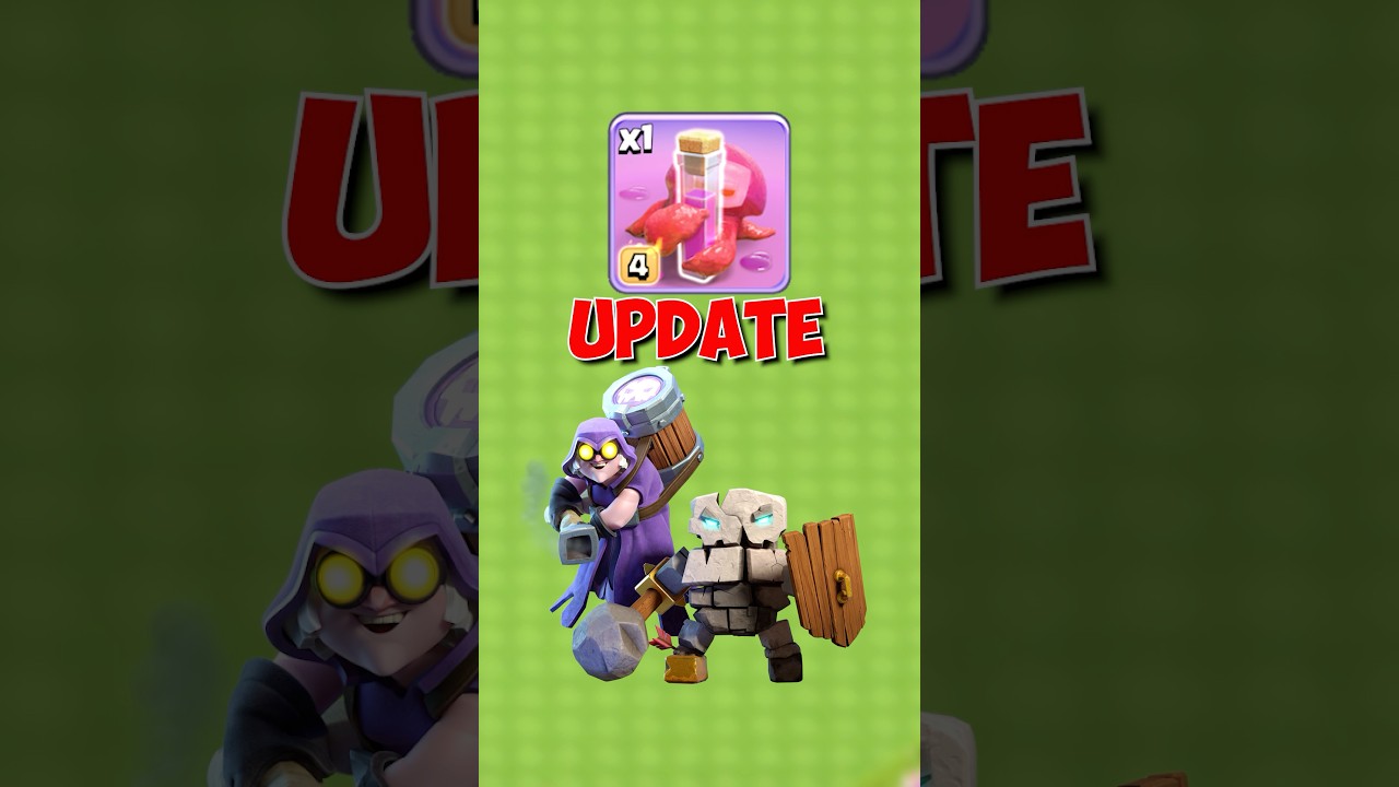 New Angry Spell and Ruin Witch in Clash of Clans.
