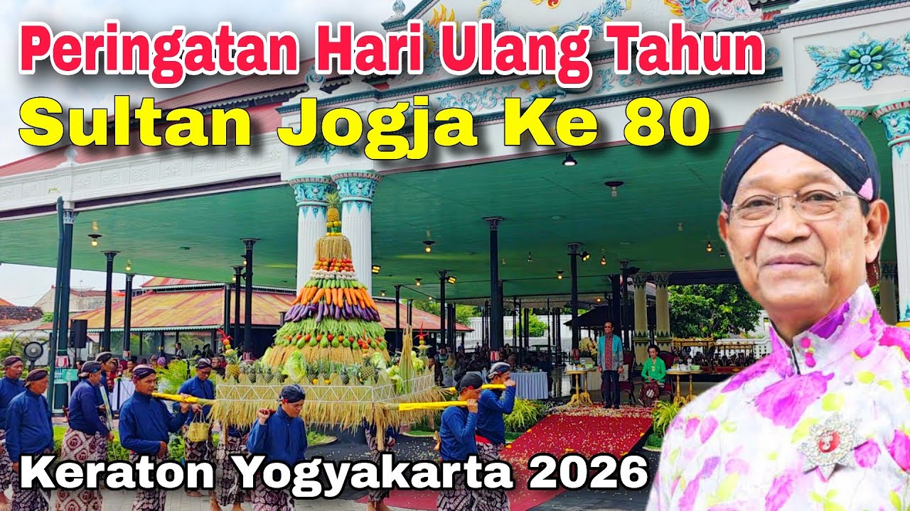 PERINGATAN HARI ULANG TAHUN SRI SULTAN HB X KE-80 DI KERATON YOGYAKARTA | KIRAB PAMONG SE DIY 2026