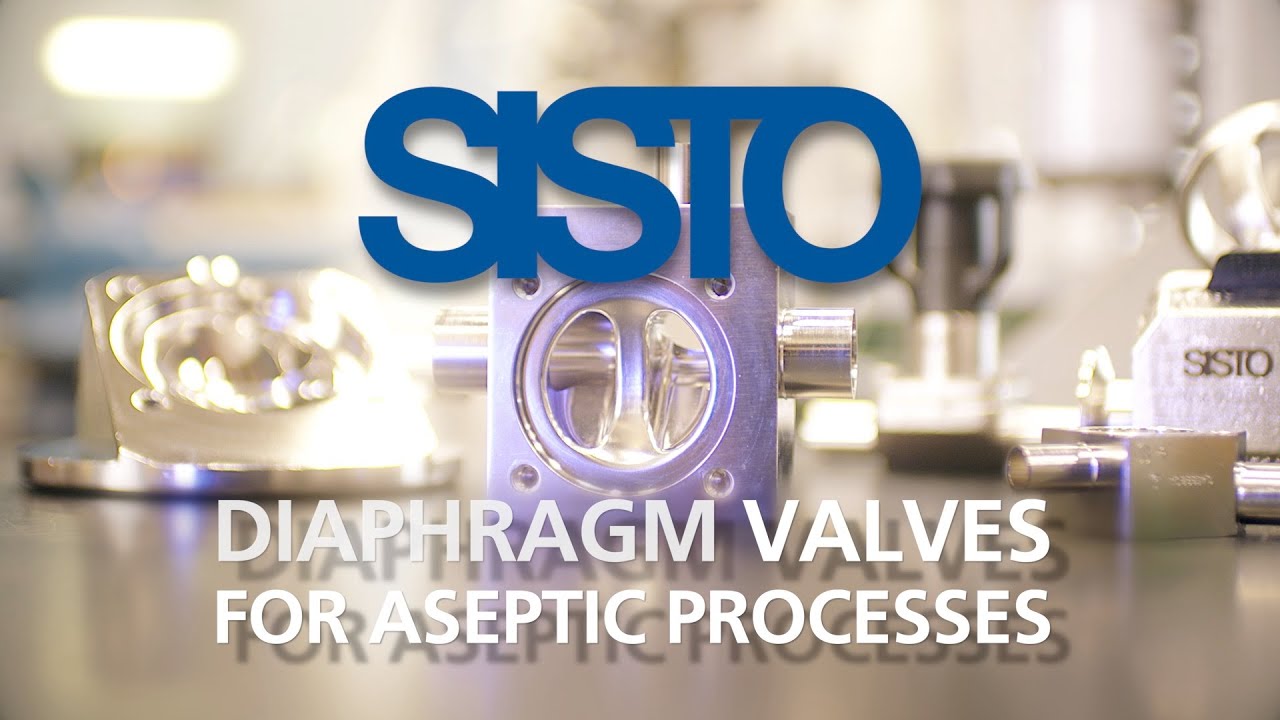 SISTO Diaphragm Valves for Sterile Processes - additive manufacturing