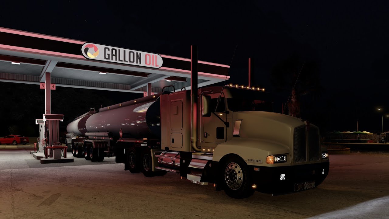 KENWORTH T600 | FULL PIPAS | AMERICA TRUCK SIMULATOR #full #gaming #trucking #pipas 