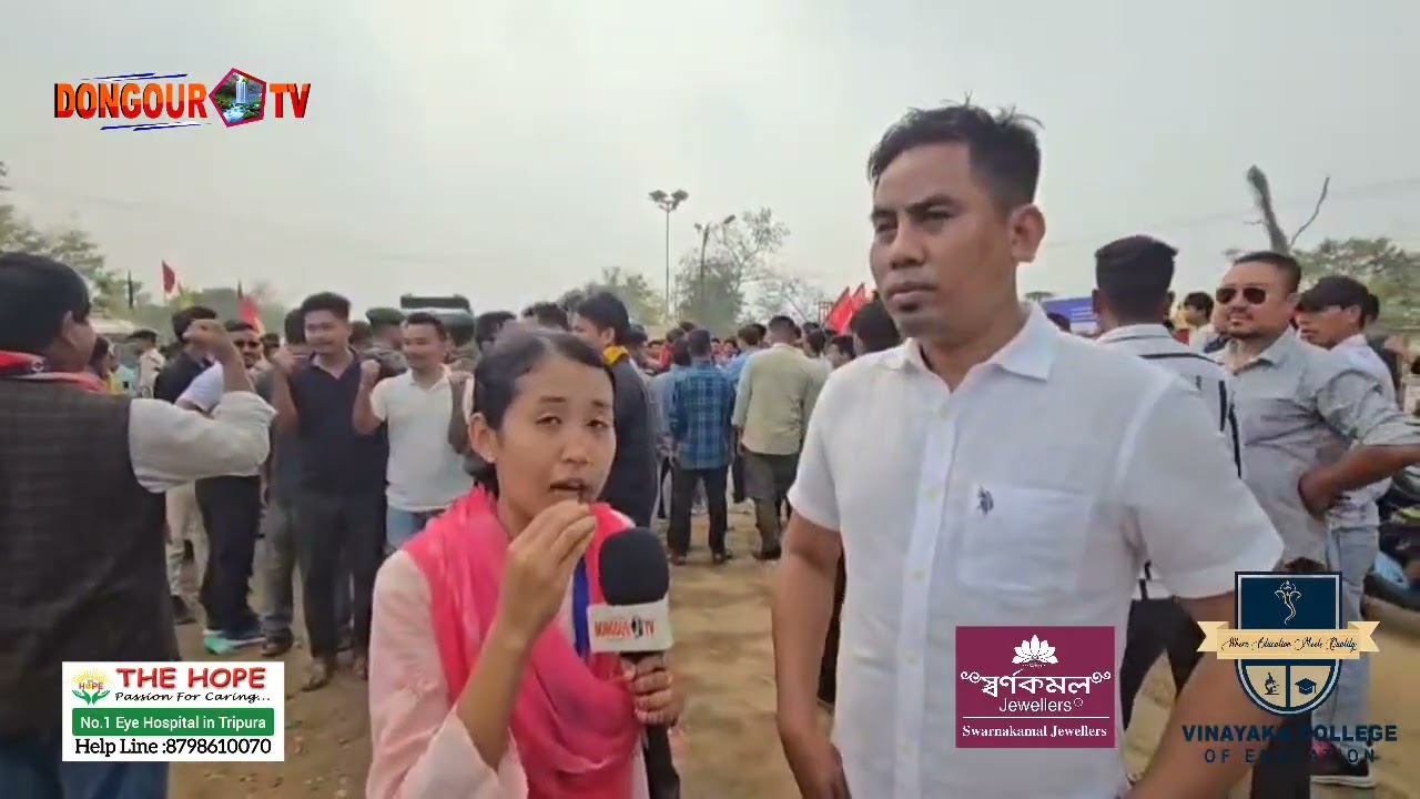 West District YTF President Jiten Debbarma Koklam Bike Rally TTAADC Election | Lembuchara 