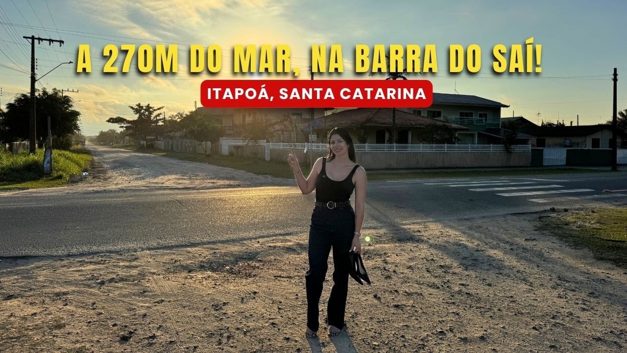 Casa Semimobiliada a 270m da Praia na Barra do Saí em Itapoá, Santa Catarina