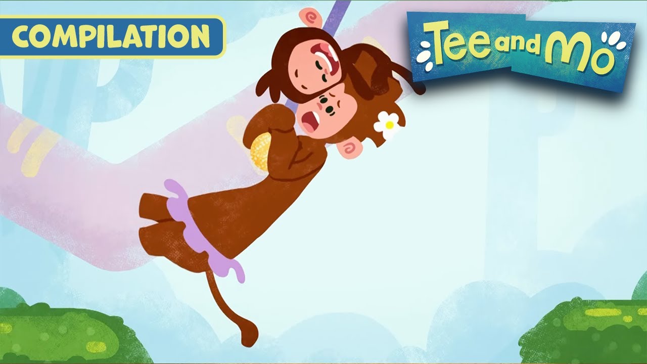 Even Grown Ups Find Things Hard... Sometimes! | Tee and Mo 🐒 COMPILATION 🙈 12+ MINUTES