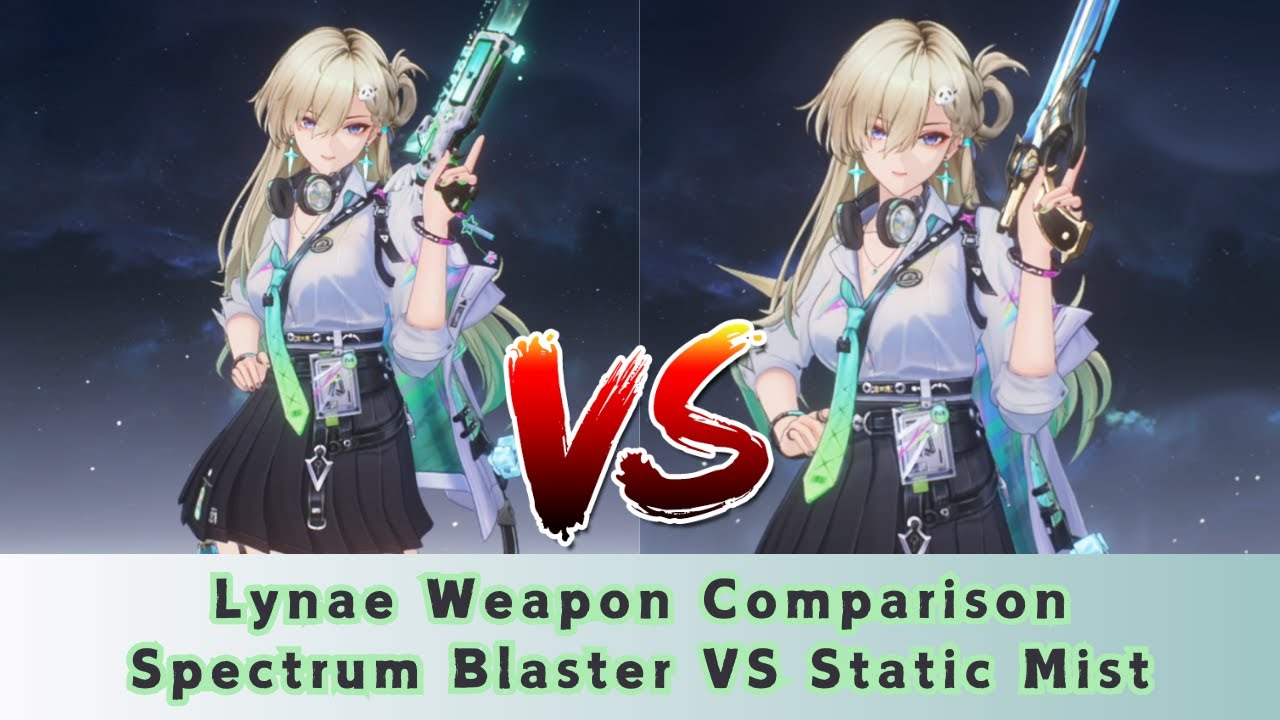 Сравнение оружия Lynae: Spectrum Blaster против Static Mist | Стоит ли его использовать?