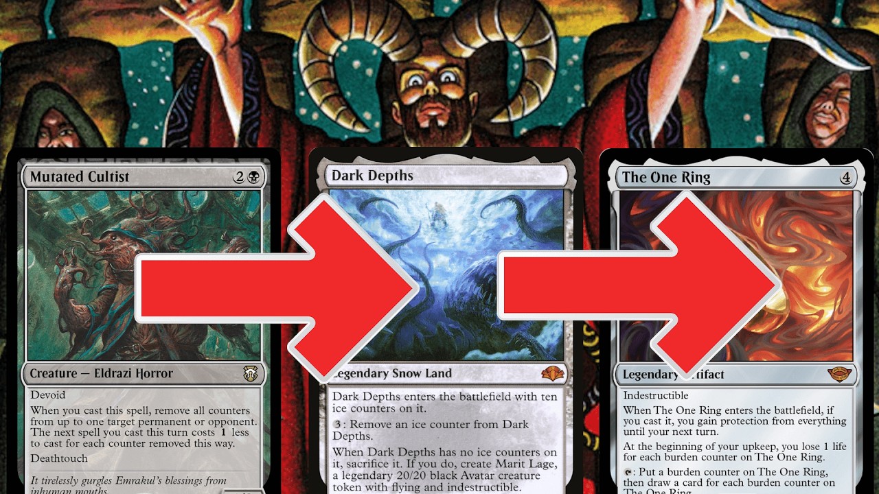 MARIT LAGE AND FREE ONE RING!  Overlord Dark Depths Legacy MTG