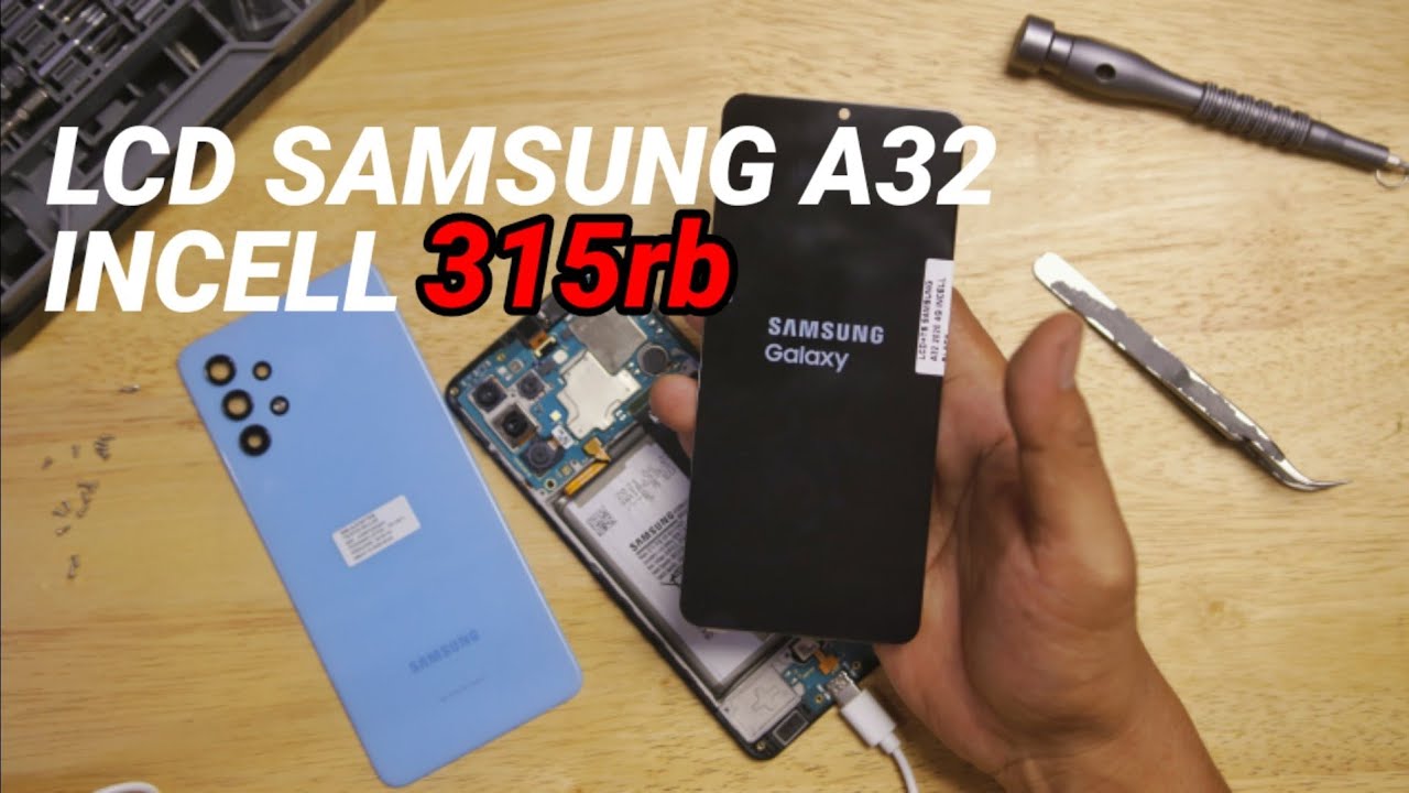 Как заменить ЖК-дисплей Samsung A32 4G на ЖК-дисплей KW/Incell