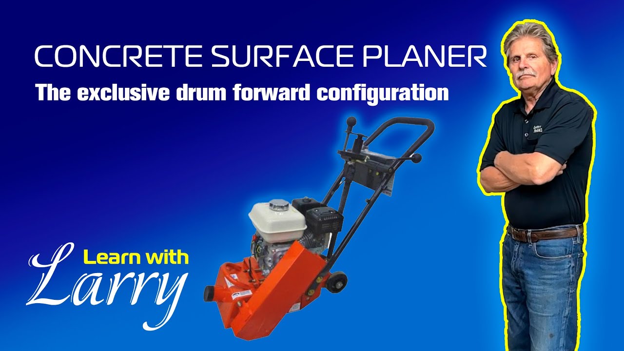 Scarifier (Surface Planer) | Concrete Surface Prep Made Easy