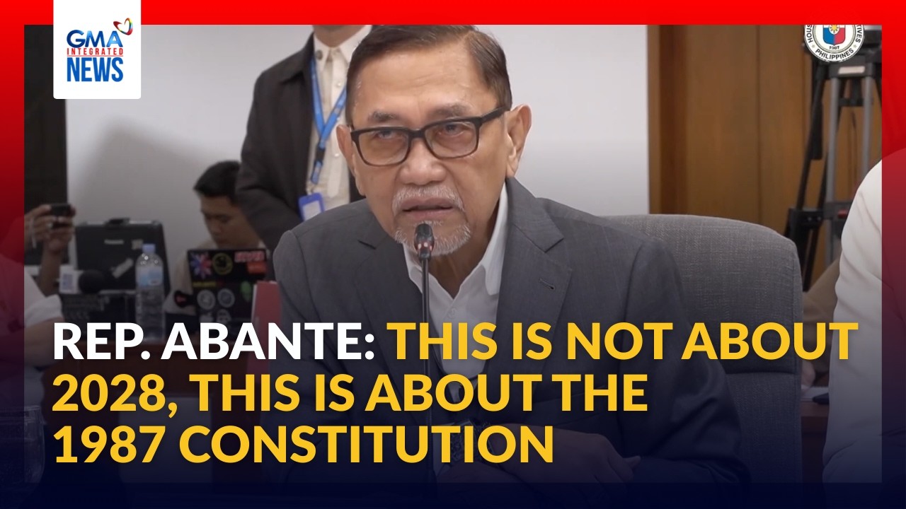 Abante on impeachment complaints vs. VP Sara Duterte - This is not about 2028 | GMA Integrated News