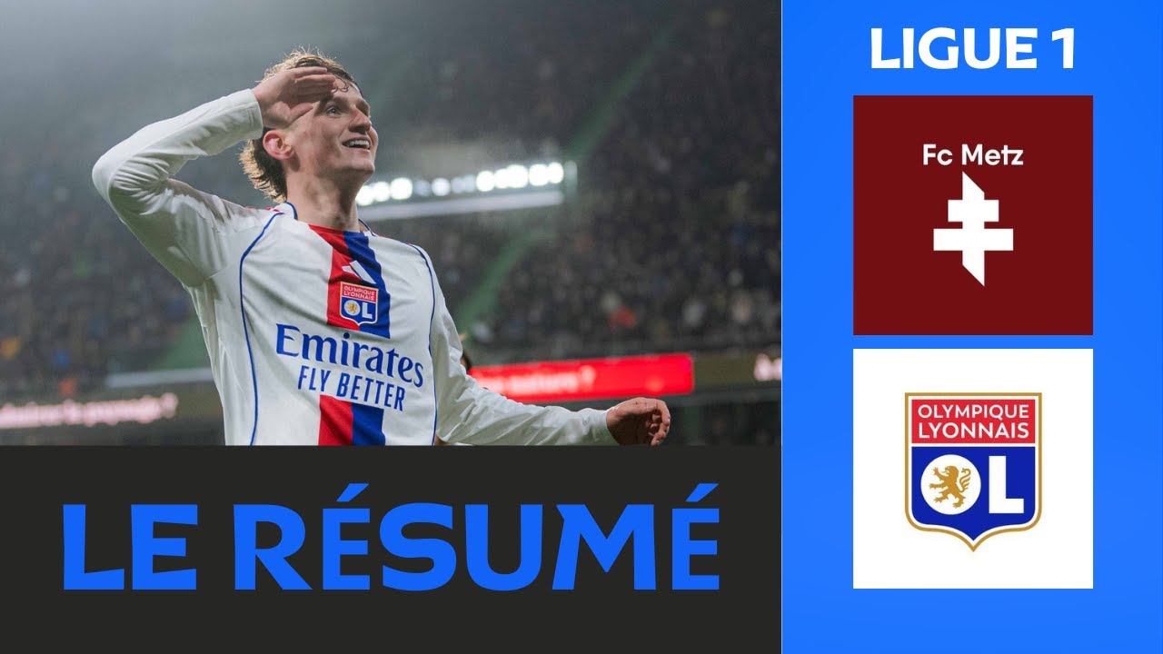 Мец - Олимпик Лион | 2-5 | Резюме | Лига 1 2025-2026 | Мец ОЛ
