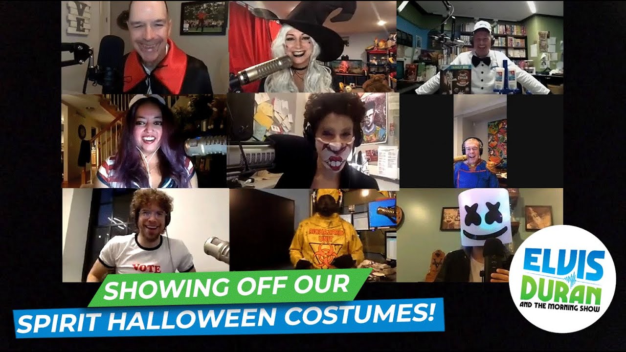Showing Off Our Spirit Halloween Costumes! | Elvis Duran Exclusive