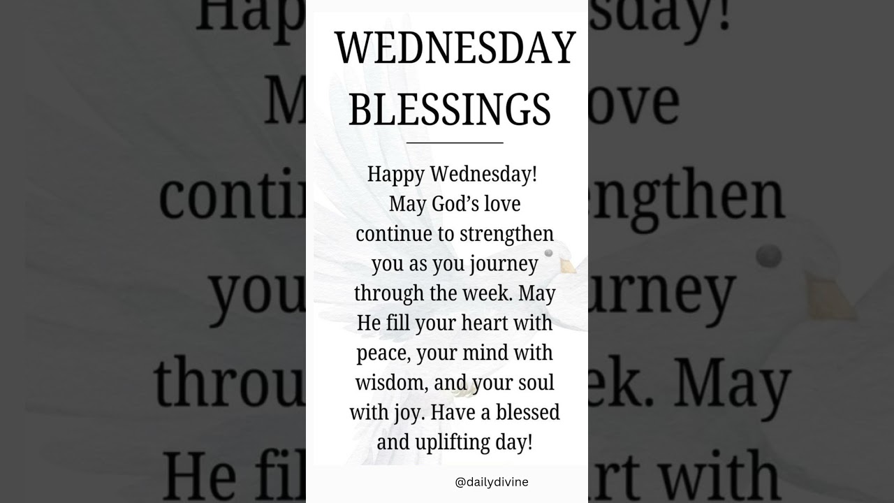 Wednesday Blessings #dailydivine #thankyoulordjesuschrist #jesuschristisourlord #shortsvideo
