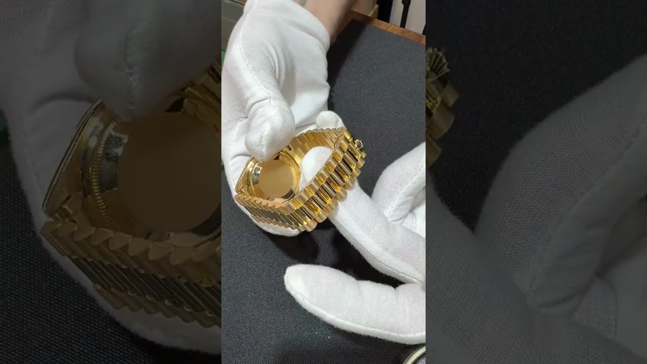Breaking down a 18238 Rolex Day Date to see how much actual gold value there is. 