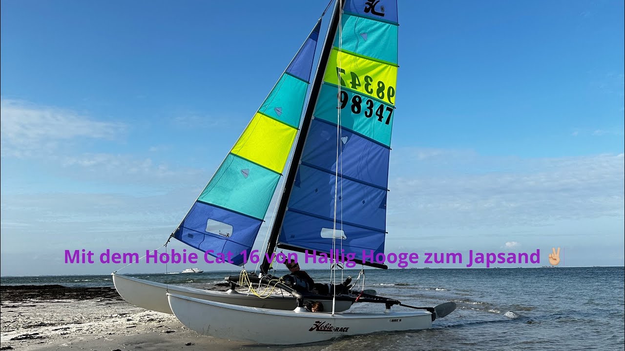 ⛵️ Mit dem Hobie Cat 16 von Hallig Hooge zum Japsand &ndash; Segelabenteuer im Wattenmeer