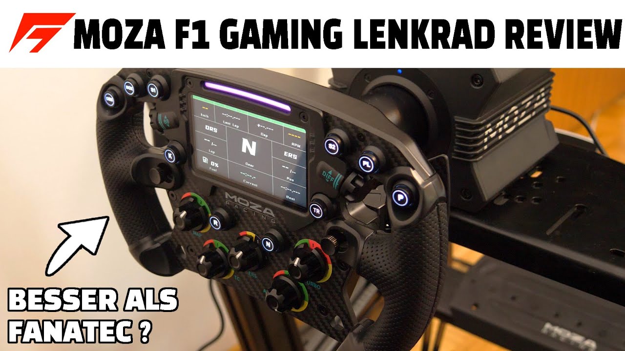 Ist dieses F1 Gaming Lenkrad perfekt für Formel 1 Racing?! MOZA Racing Setup Review