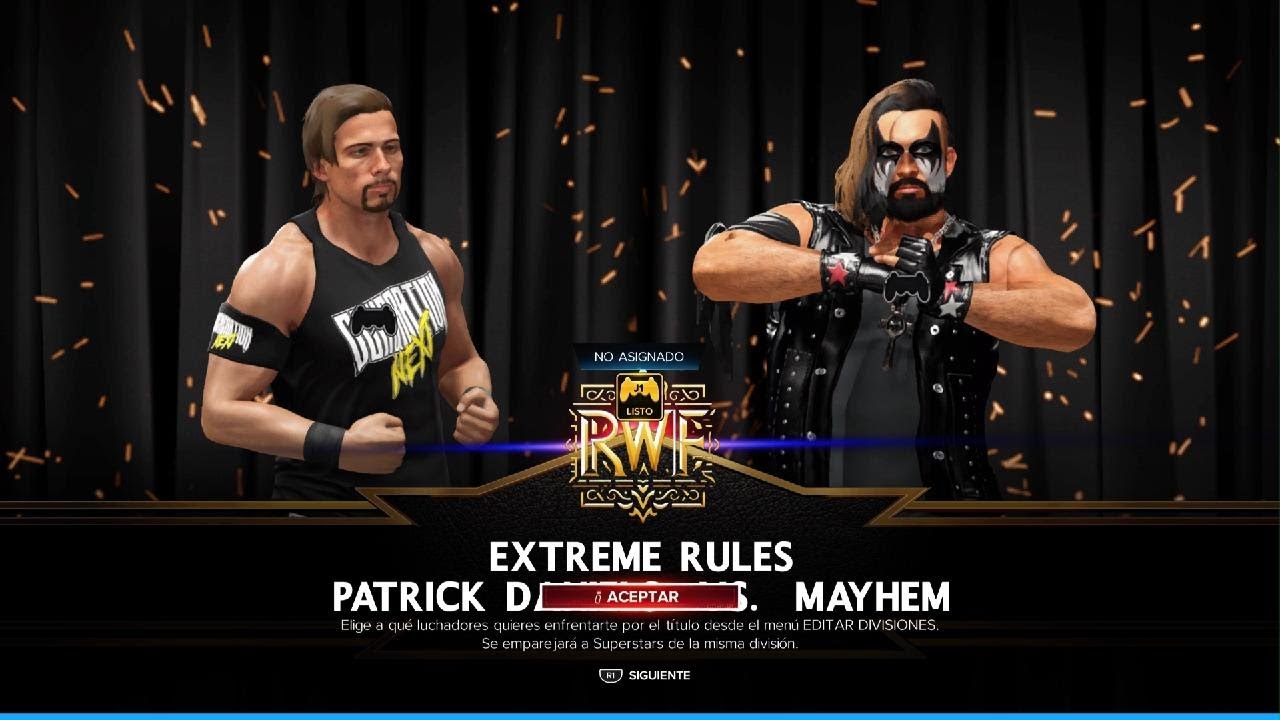 RWF: Extreme Rules: Patrick Daniels VS Mayhem
