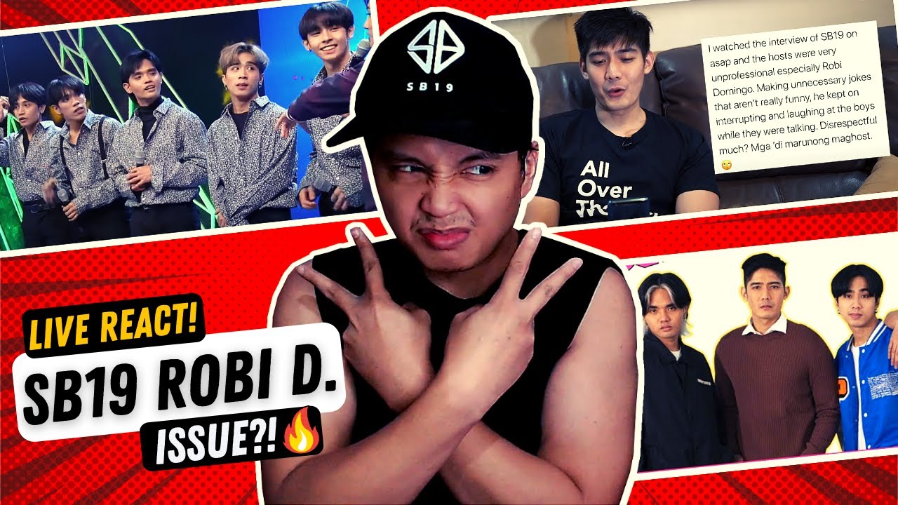 SB19 and Robi Domingo Issue! REACTION
