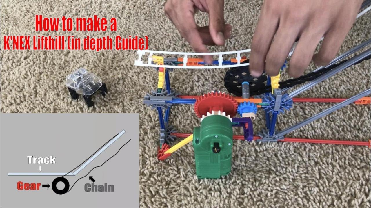 How to make a K'NEX Lifthill (In Depth Guide)