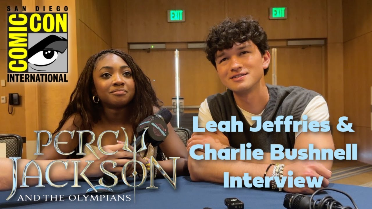 Leah Jeffries & Charlie Bushnell Interview, Annabeth & Luke in 