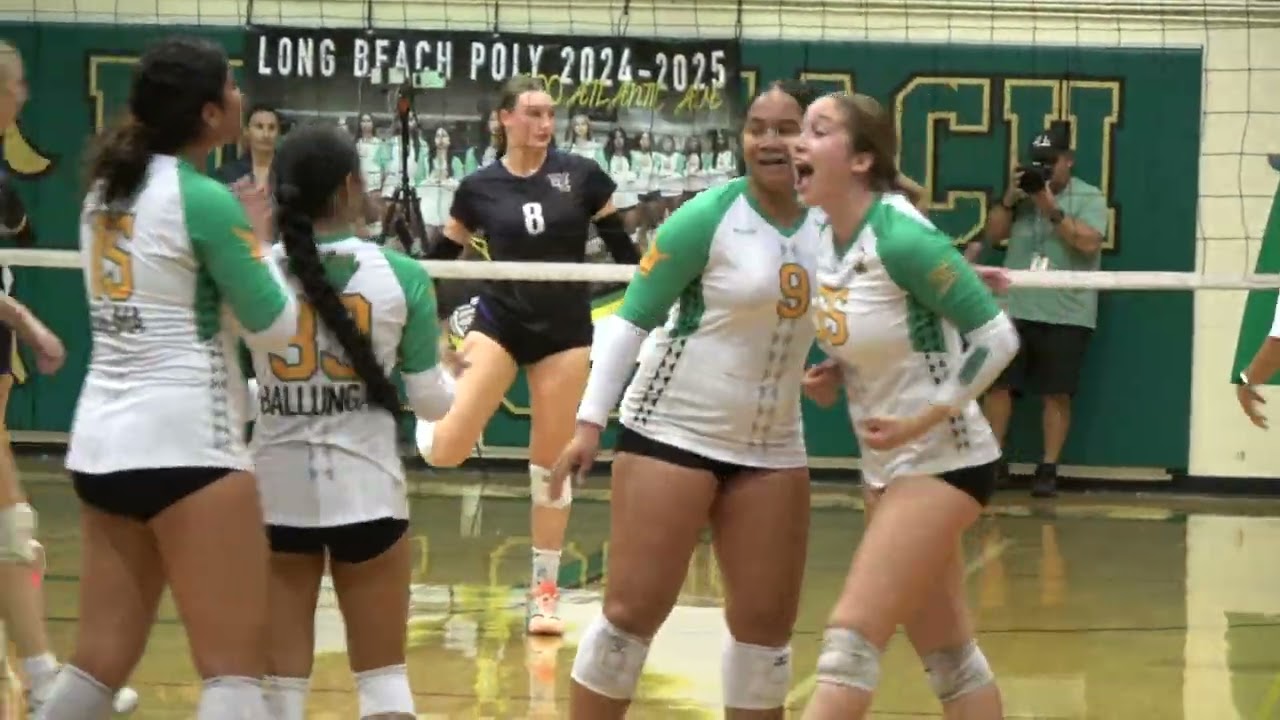 CIF Girls' Volleyball: Long Beach Poly vs Woodcrest Christian