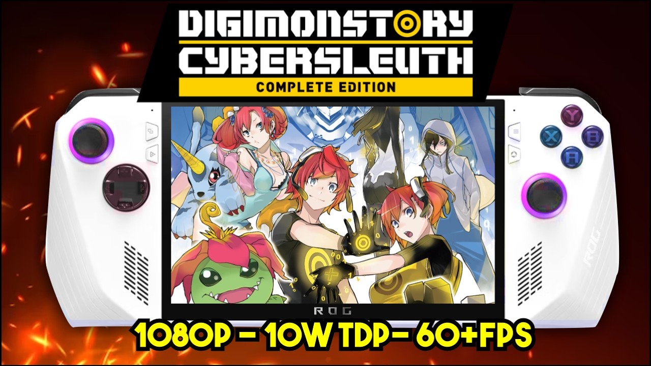 Digimon Story Cybersleuth - ROG Ally Z1 Extreme - 10w TDP - 1080p - 60 FPS