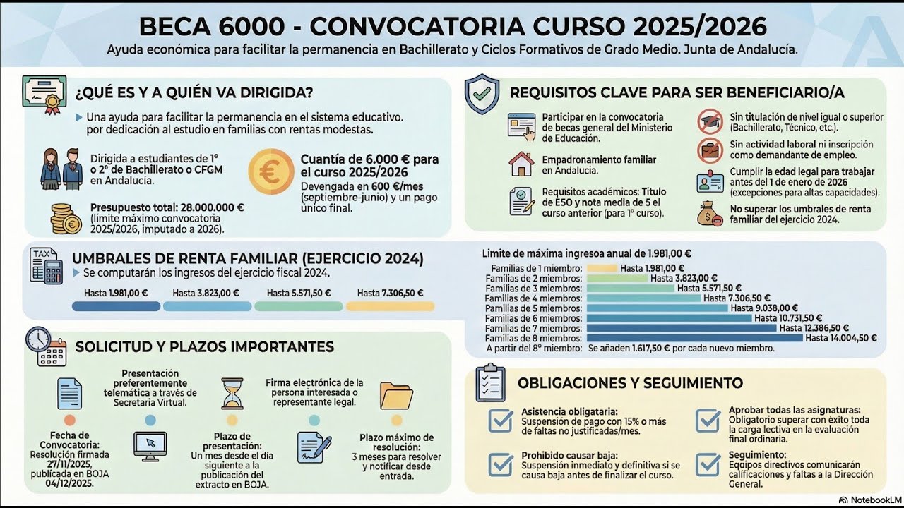 ¿Qué es la Beca 6000?