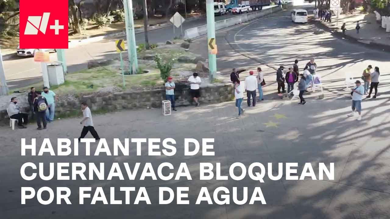 Cuernavaca: Usuarios del SAPAC bloquean accesos a la ciudad por falta de agua - En Punto