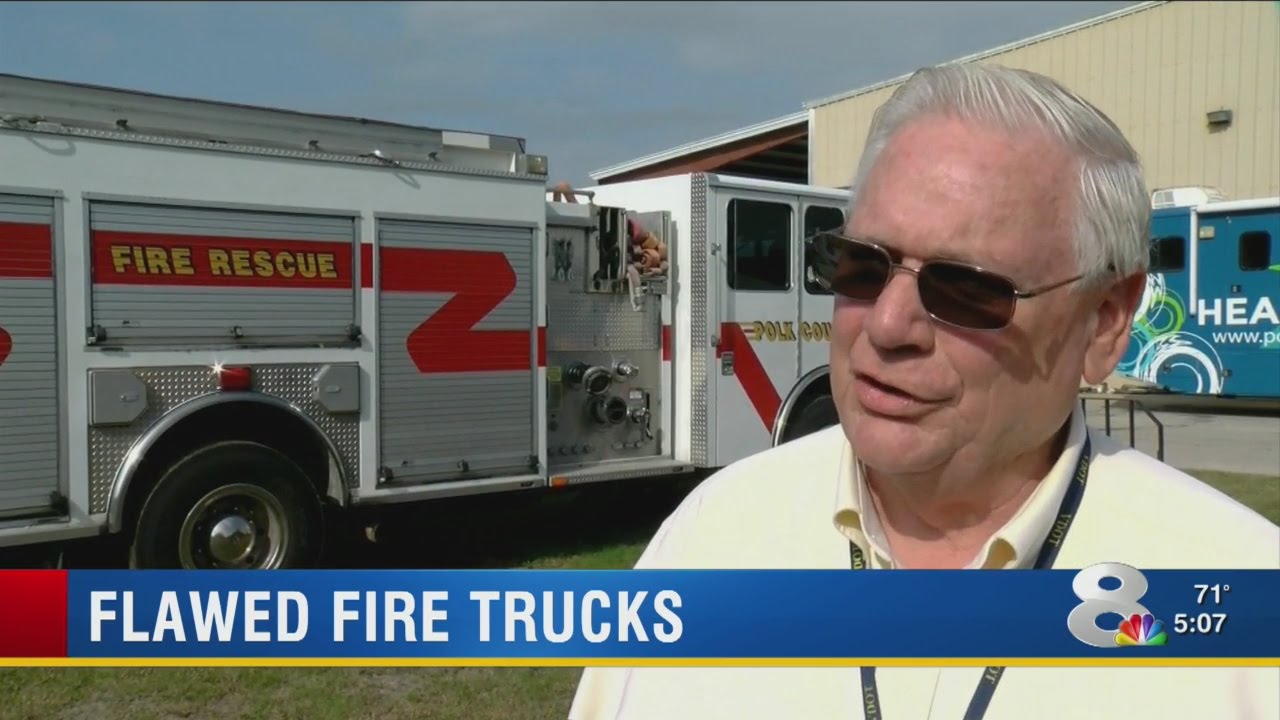 Flawed fire trucks cost Polk County