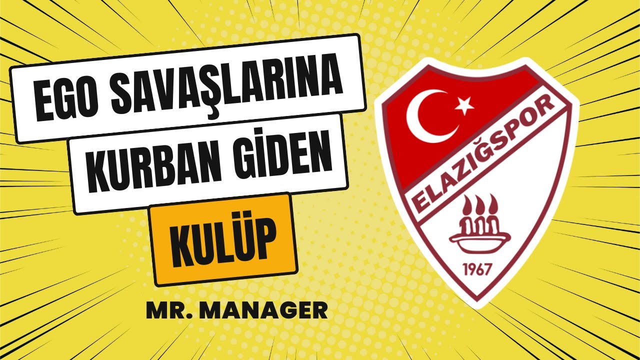 TEK ADAMLIK VE BELEDİYE ARASINDA HARCANAN KULÜP - ELAZIĞSPOR