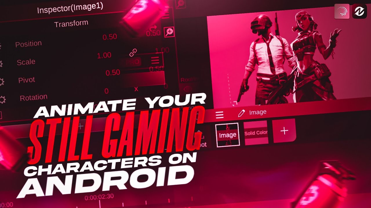 How to Animate ur still gaming characters on Android | Node video Puppet tool tutorial | Node video