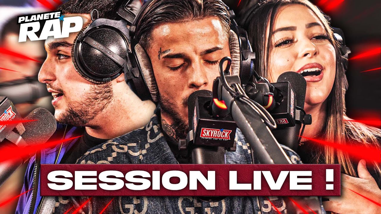 SESSION LIVE avec Yanns, Jayel & Djenna Della ! #PlanèteRap