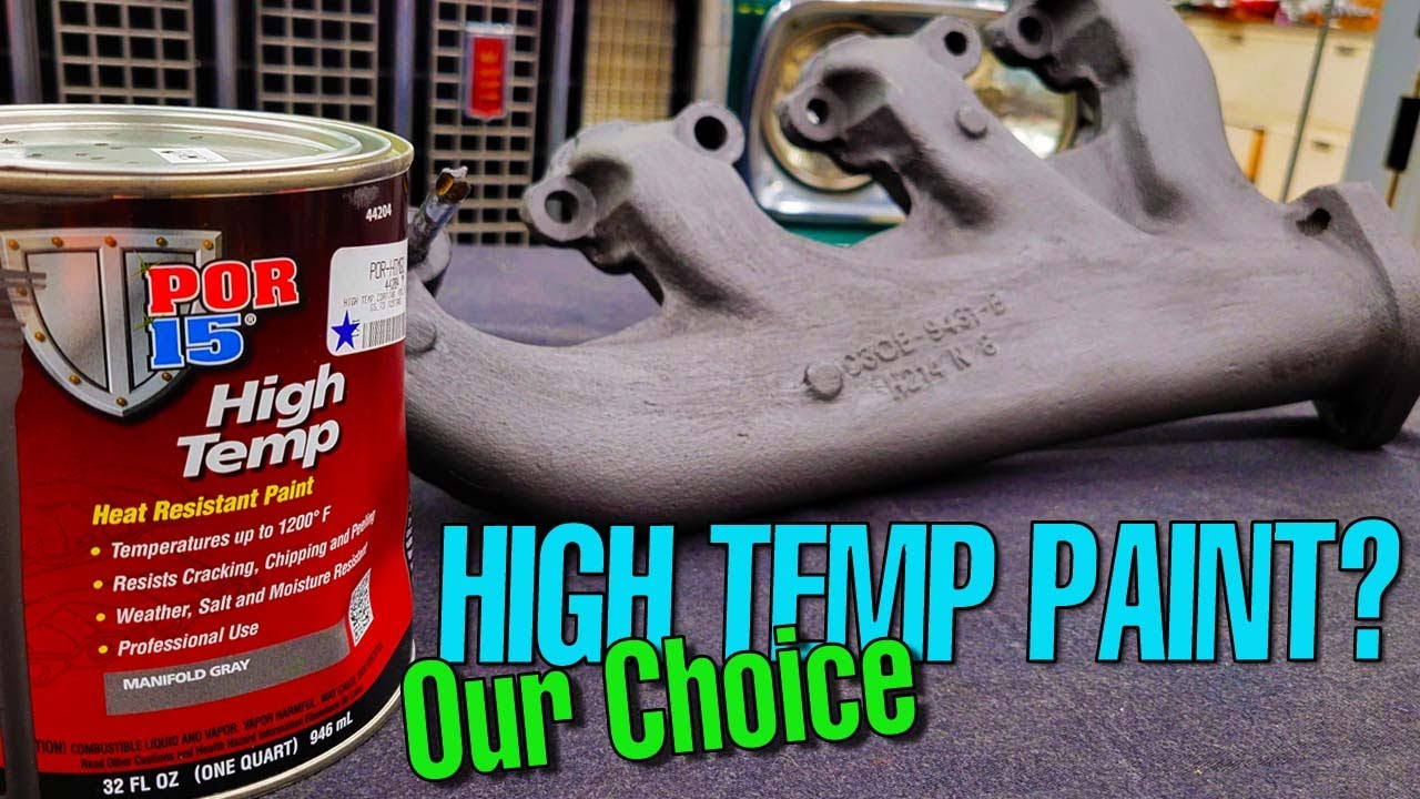 Exhaust manifold Paint How To