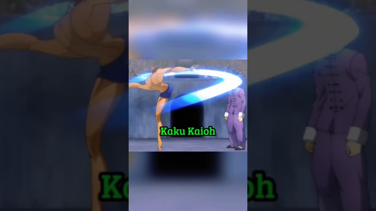 Kaku Kaioh vs. Samwan Kaioh 👀 #baki #anime  #shorts