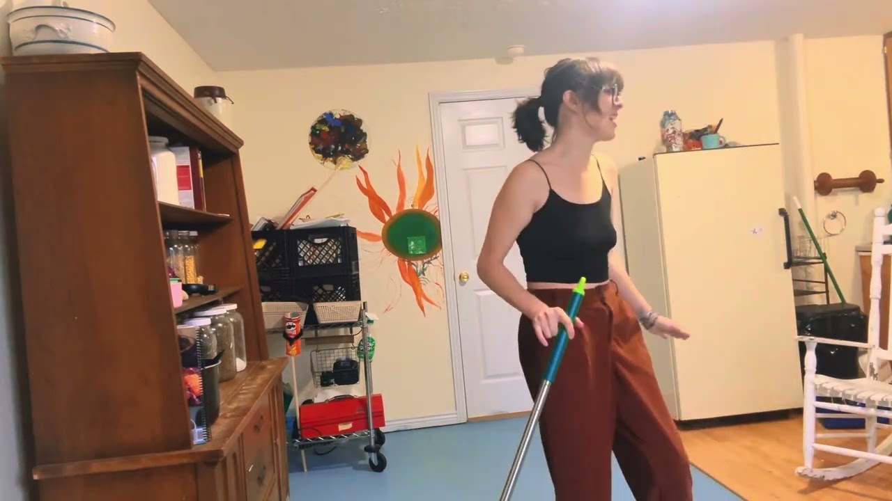 Thanks hazbin hotel for helping me mop the floor 😏
