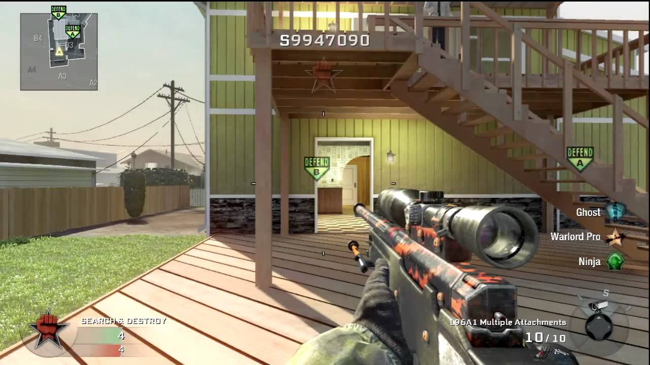 Black Ops :: Across map tomahawk spots - Nuketown (tutorial)