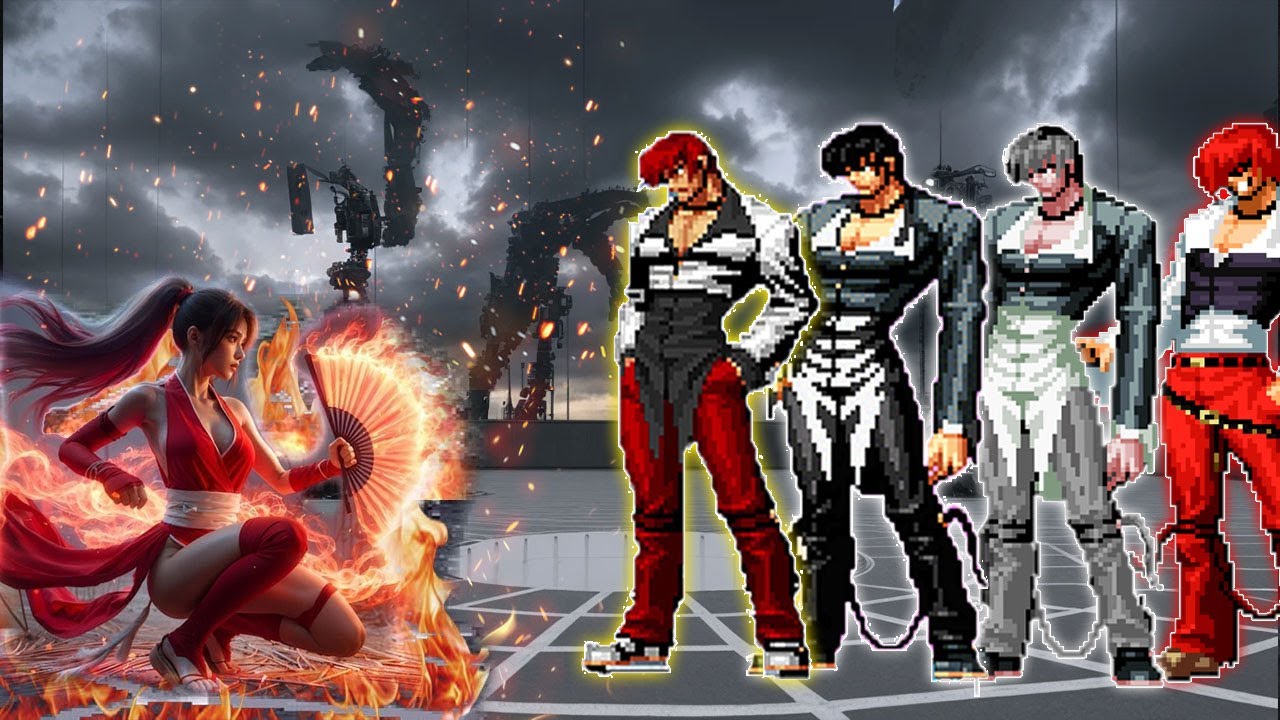 [Mugen KOF] Mai Phoenix Vs Iori Yasakani FL Team